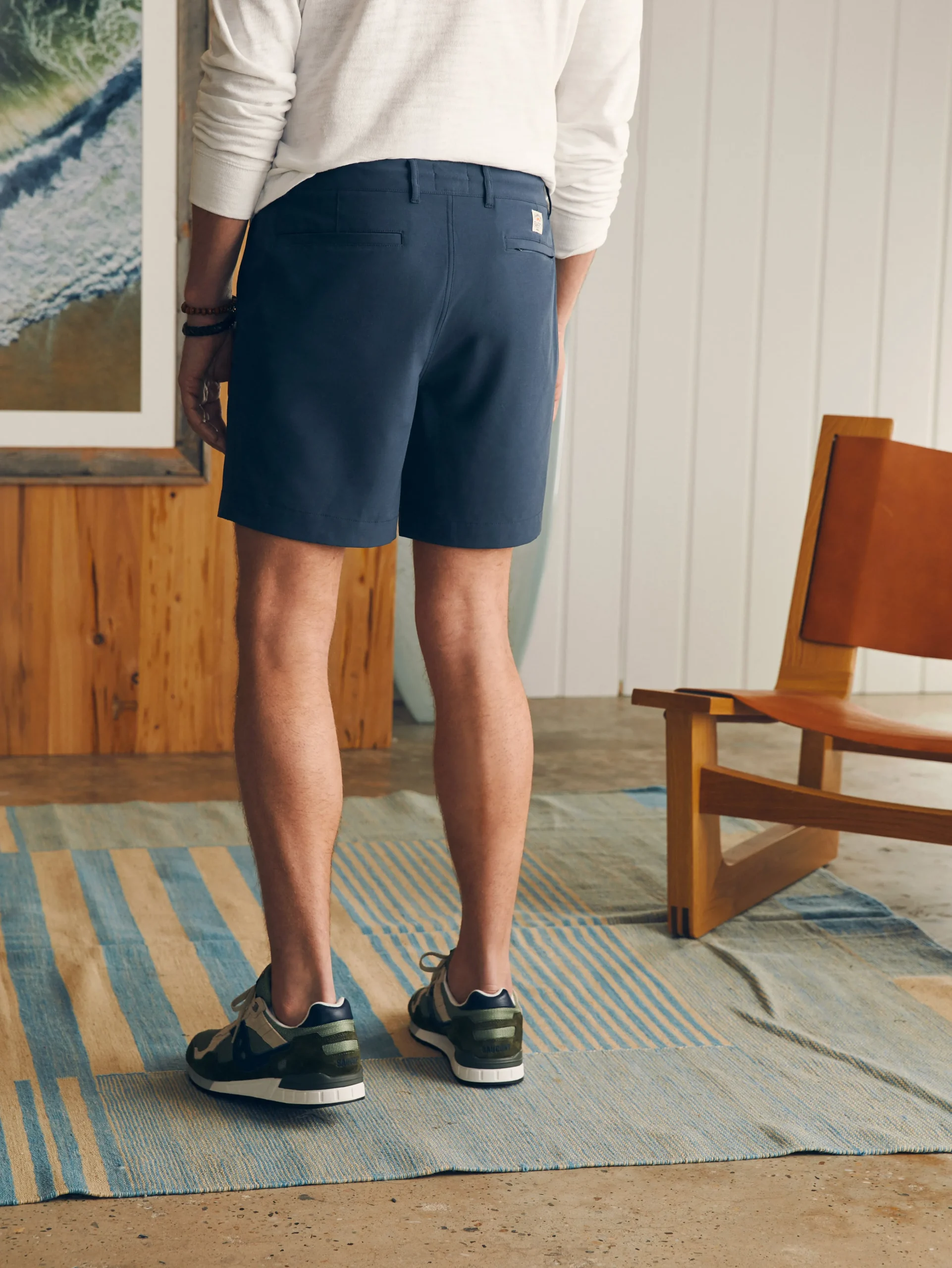 Faherty Brand All Day Shorts (7" Inseam) -^ Shorts