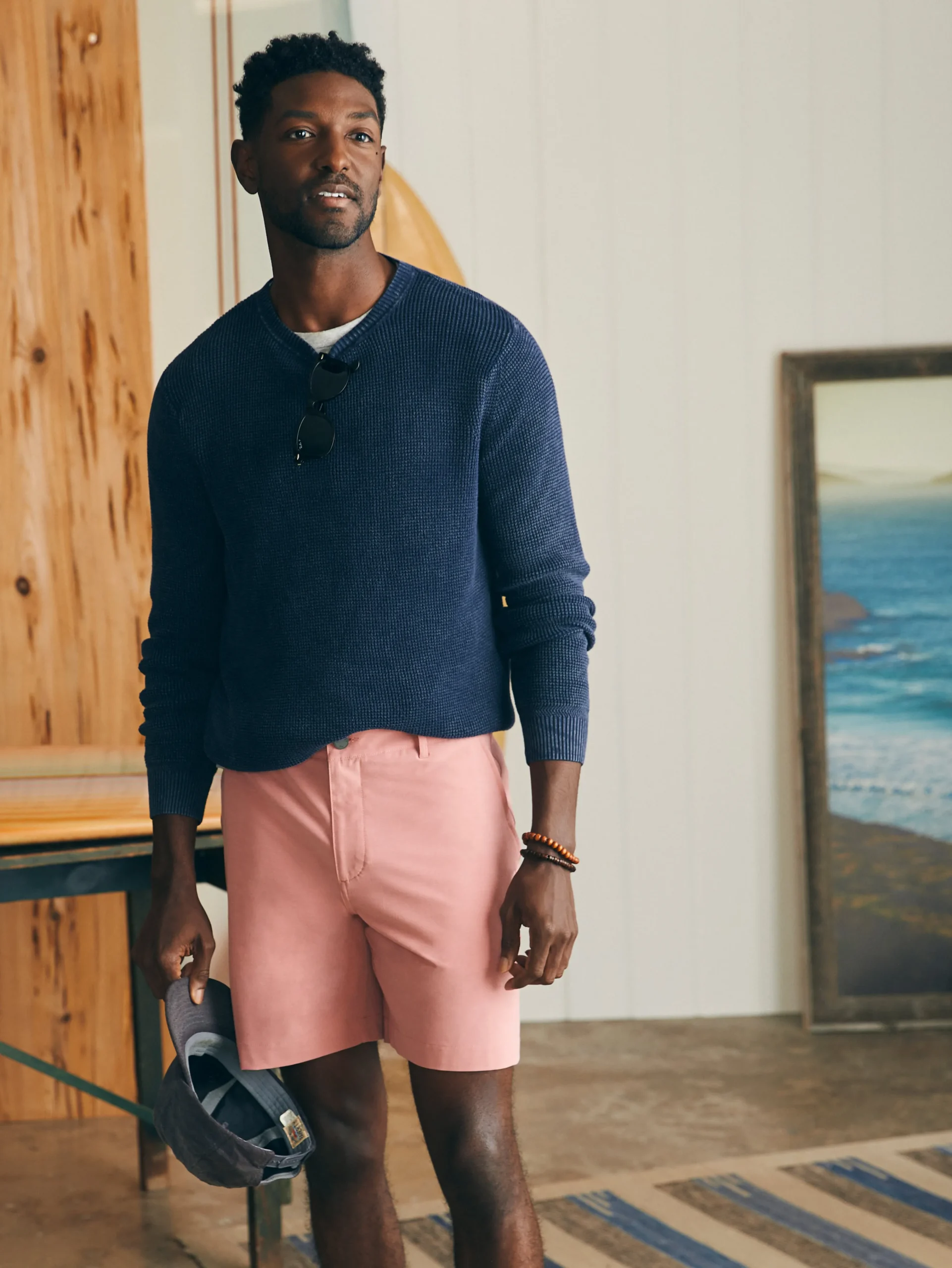 Faherty Brand All Day Shorts (7" Inseam) -^ Shorts