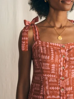 Faherty Brand Anna Kahalekulu Kendall Dress -^Women Dresses