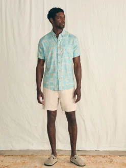 Faherty Brand Anna Kahalekulu Short-Sleeve Breeze Shirt -^ Shirts