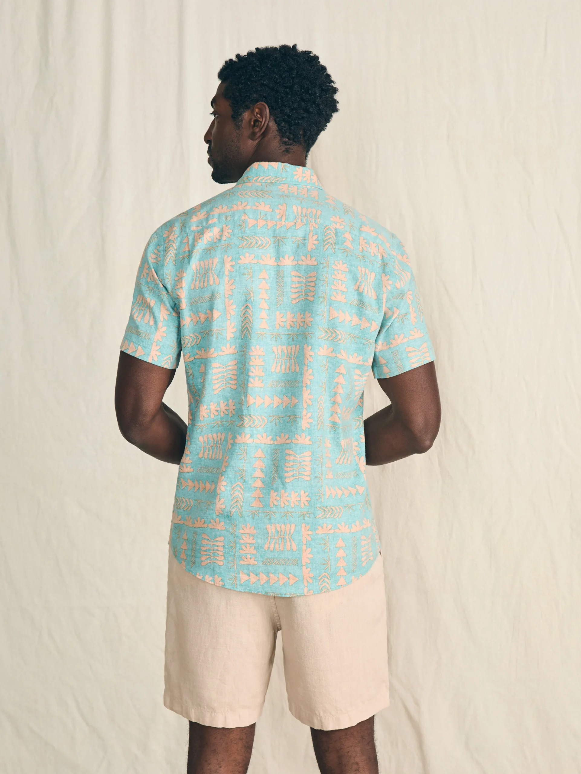 Faherty Brand Anna Kahalekulu Short-Sleeve Breeze Shirt -^ Shirts