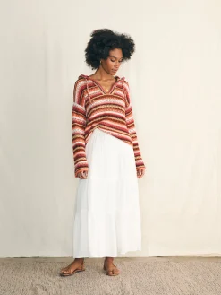 Faherty Brand Beach Bonfire Crochet Hoodie -^Women Sweaters|Hoodies & Sweatshirts