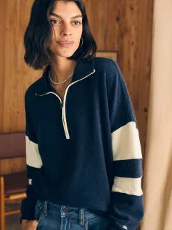 Faherty Brand Beach Fleece Quarter Zip -^Women Hoodies & Sweatshirts