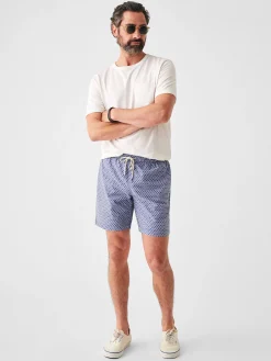 Faherty Brand Beacon Trunk (7" Inseam) -^ Swim