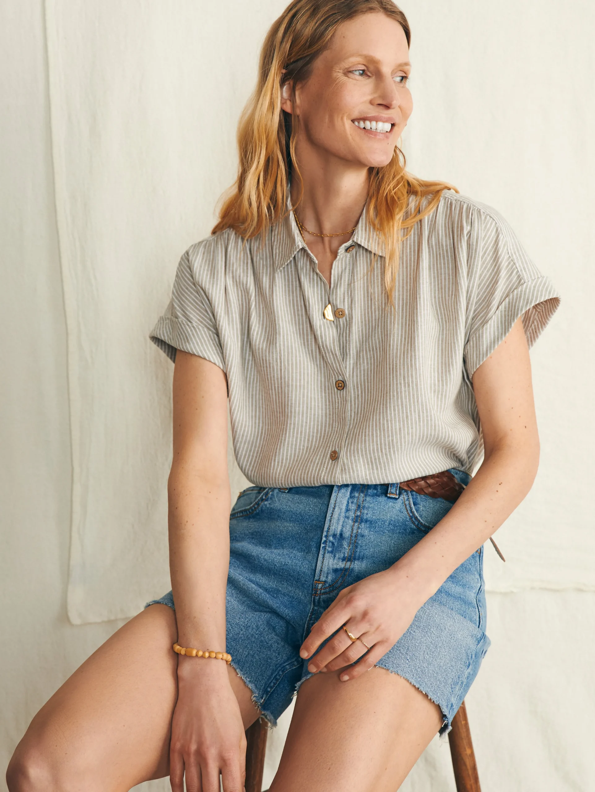 Faherty Brand Breeze Shirt -^Women Shirts & Tops