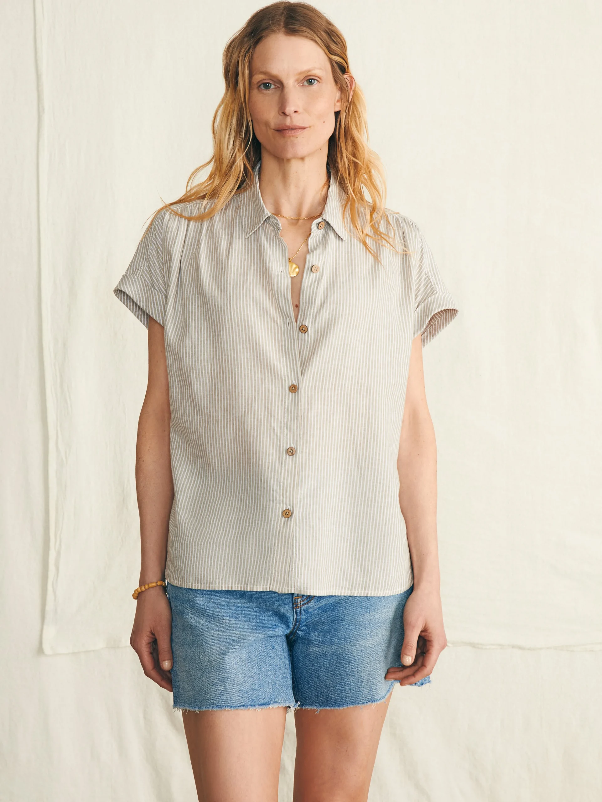 Faherty Brand Breeze Shirt -^Women Shirts & Tops