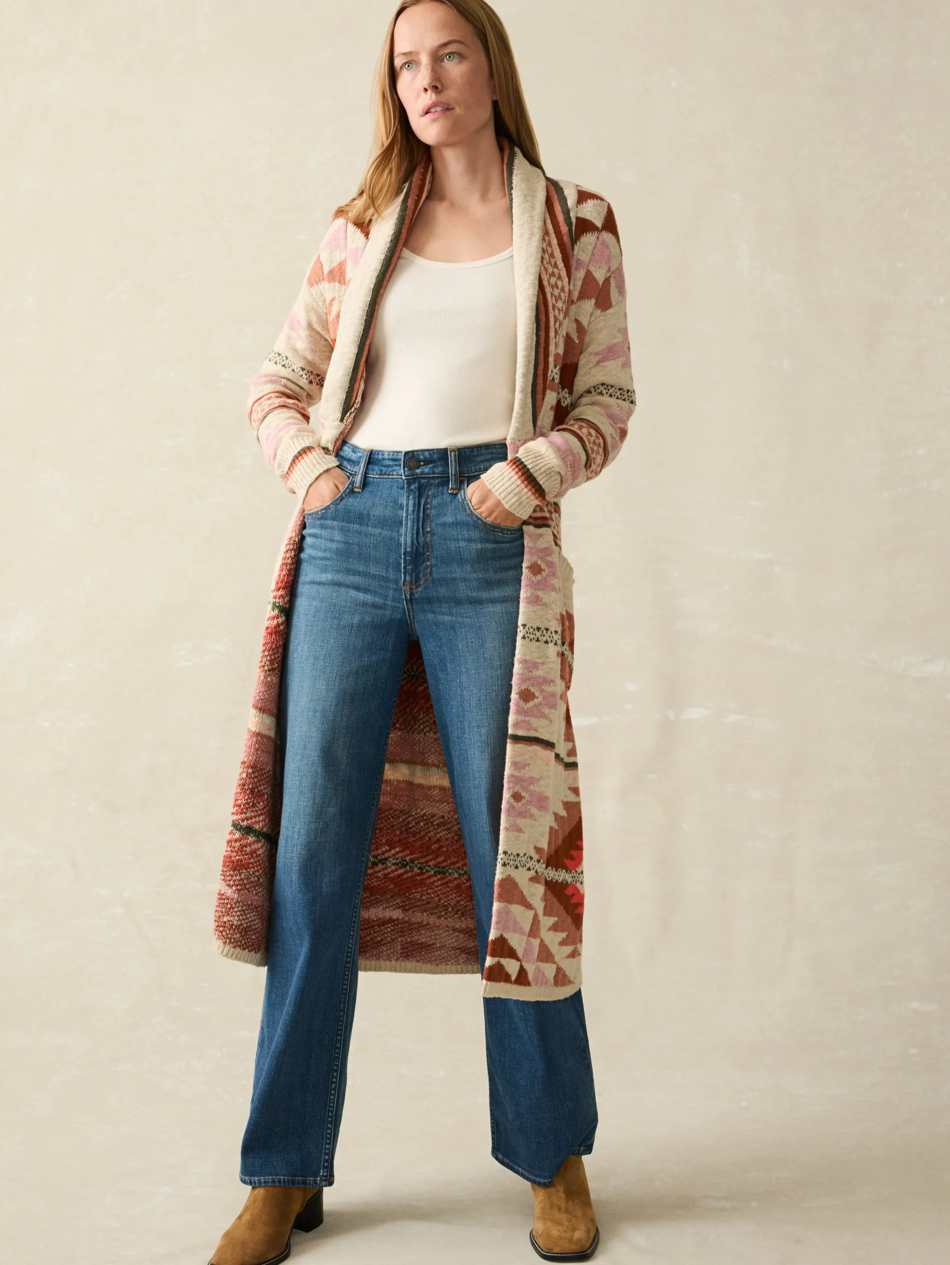 Faherty Brand B.YELLOWTAIL Paloma Duster™ -^Women Sweaters