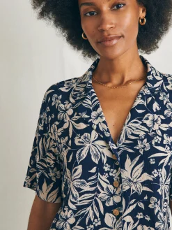 Faherty Brand Cabana Camp Shirt -^Women Shirts & Tops
