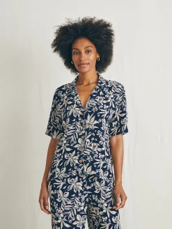 Faherty Brand Cabana Camp Shirt -^Women Shirts & Tops