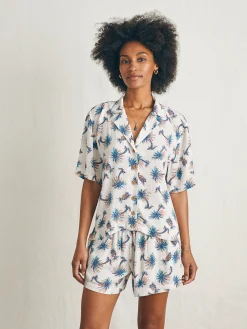 Faherty Brand Cabana Camp Shirt -^Women Shirts & Tops