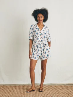 Faherty Brand Cabana Camp Shirt -^Women Shirts & Tops