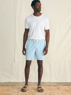 Faherty Brand Cabana Towel Terry Sweatshort -^ Shorts