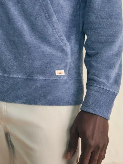 Faherty Brand Cabana Towel Terry Zip Hoodie -^ Hoodies & Sweatshirts