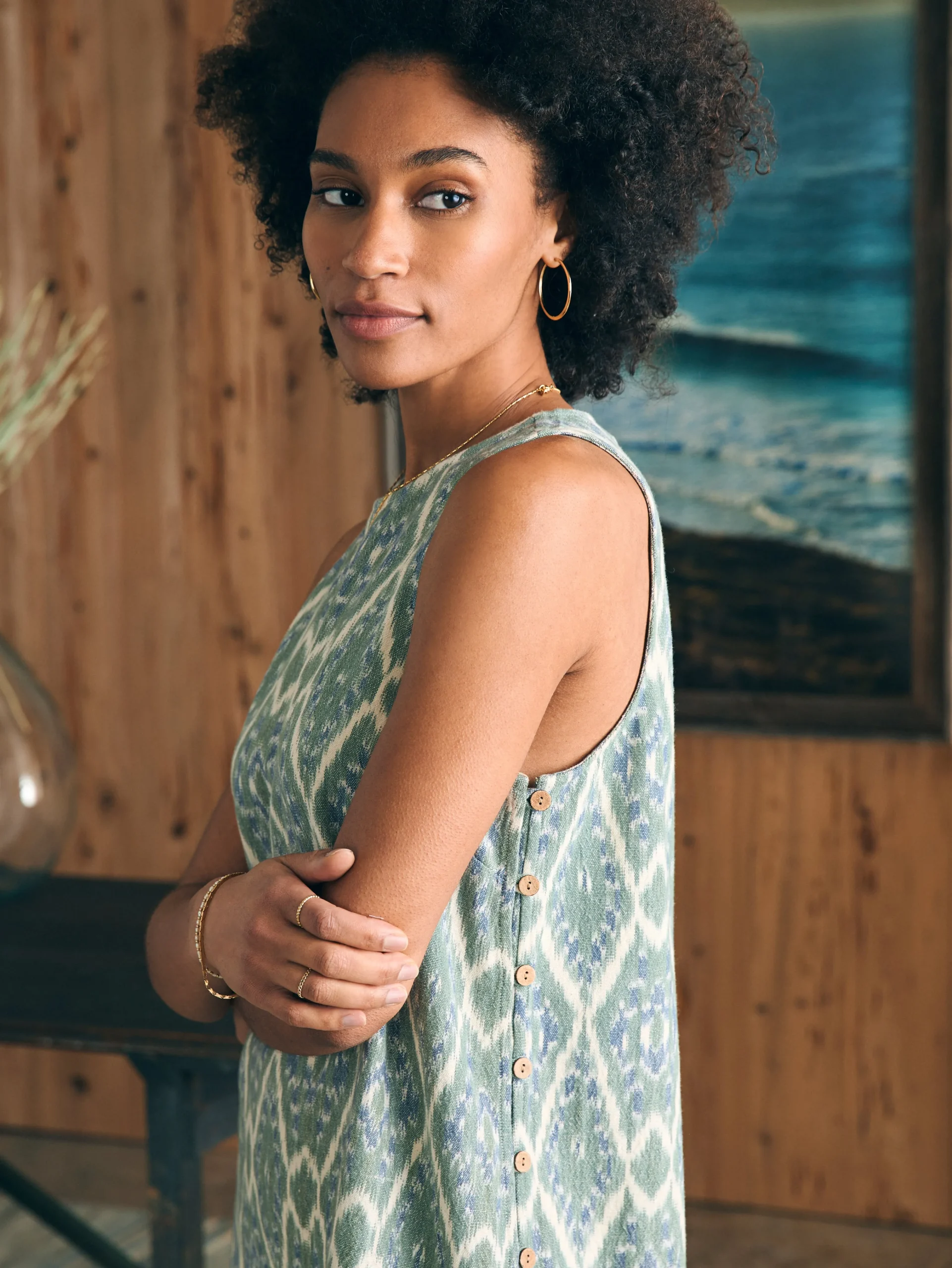 Faherty Brand Carini Dress -^Women Dresses