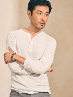 Faherty Brand Cloud Cotton Long-Sleeve Henley (Tall) -^ T-Shirts & Henleys