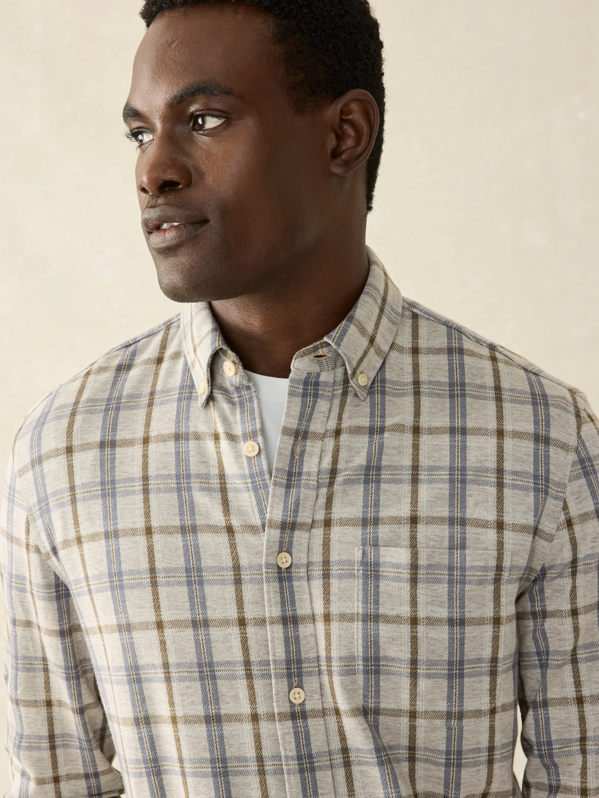 Faherty Brand Coastline Knit Shirt -^ Shirts
