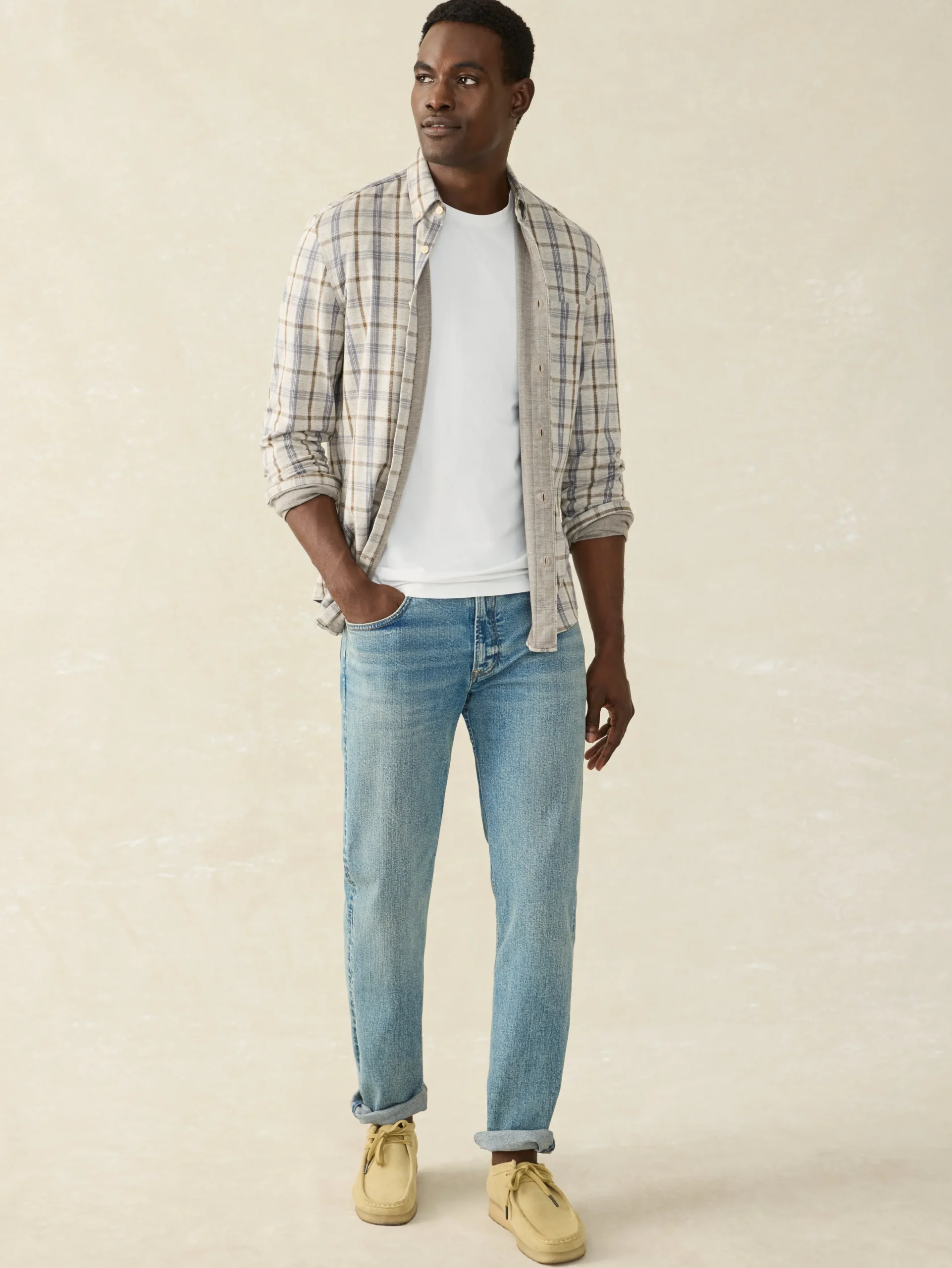 Faherty Brand Coastline Knit Shirt -^ Shirts