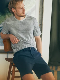 Faherty Brand Coastline Stretch Chino Short (8" Inseam) -^ Shorts