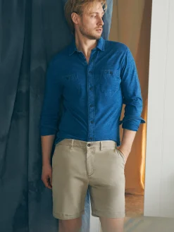 Faherty Brand Coastline Stretch Chino Short (8" Inseam) -^ Shorts