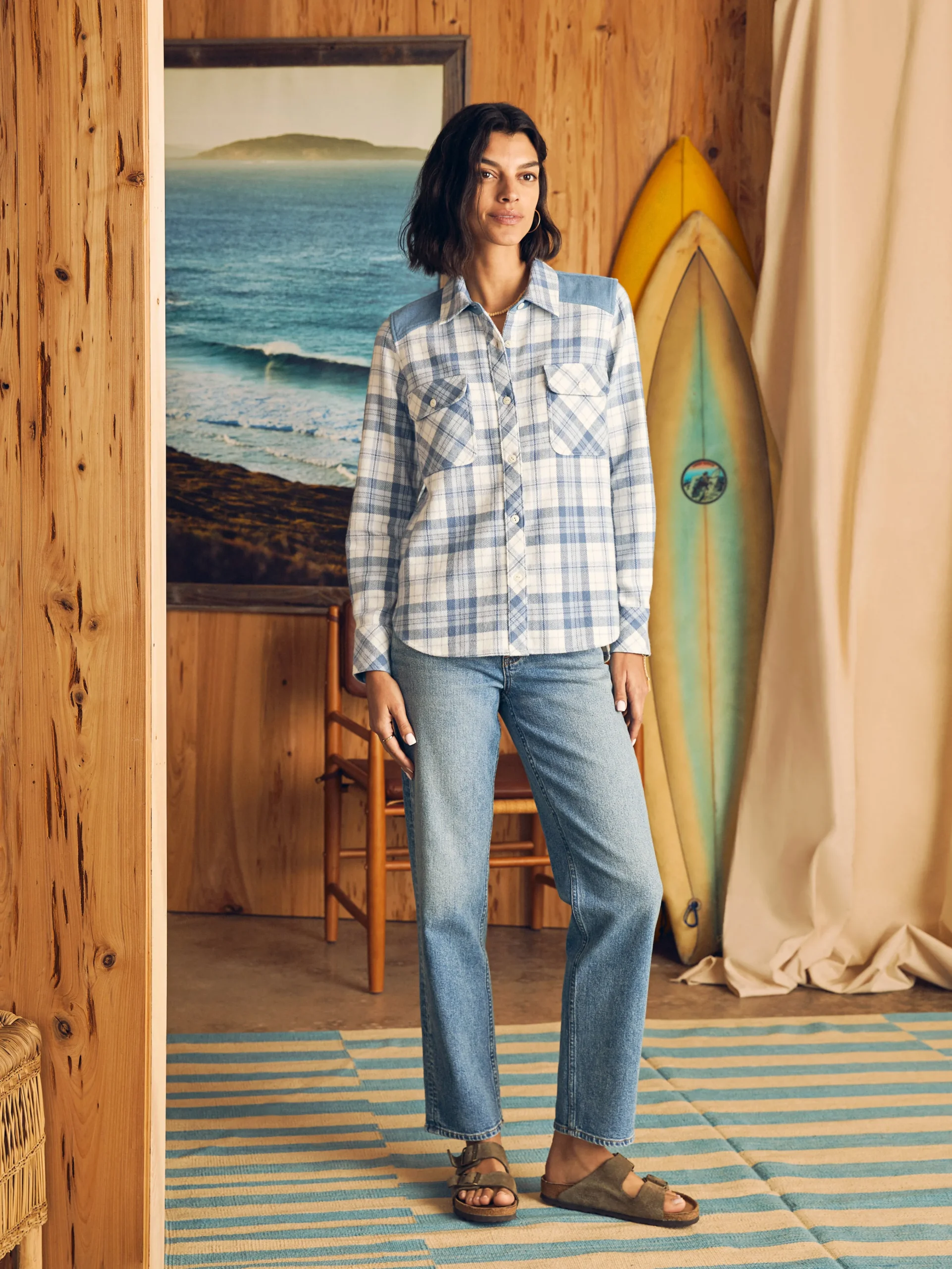 Faherty Brand Daly Shirt -^Women Shirts & Tops