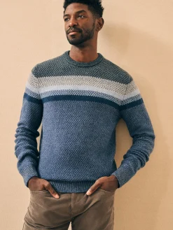 Faherty Brand Donegal Ombre Crew -^ Sweaters
