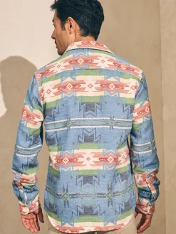 Faherty Brand Doug Good Feather Canyon Overshirt -^ Shirts