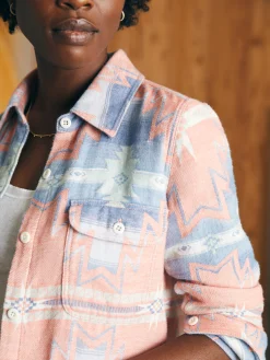 Faherty Brand Doug Good Feather Daly Shirt -^Women Shirts & Tops