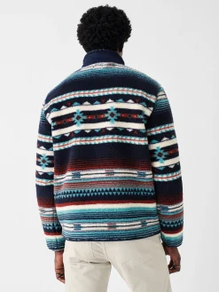 Faherty Brand Doug Good Feather High Pile Fleece Popover -^ Jackets & Vests
