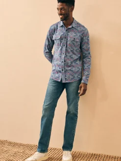 Faherty Brand Doug Good Feather Legend™ Sweater Shirt -^ Shirts