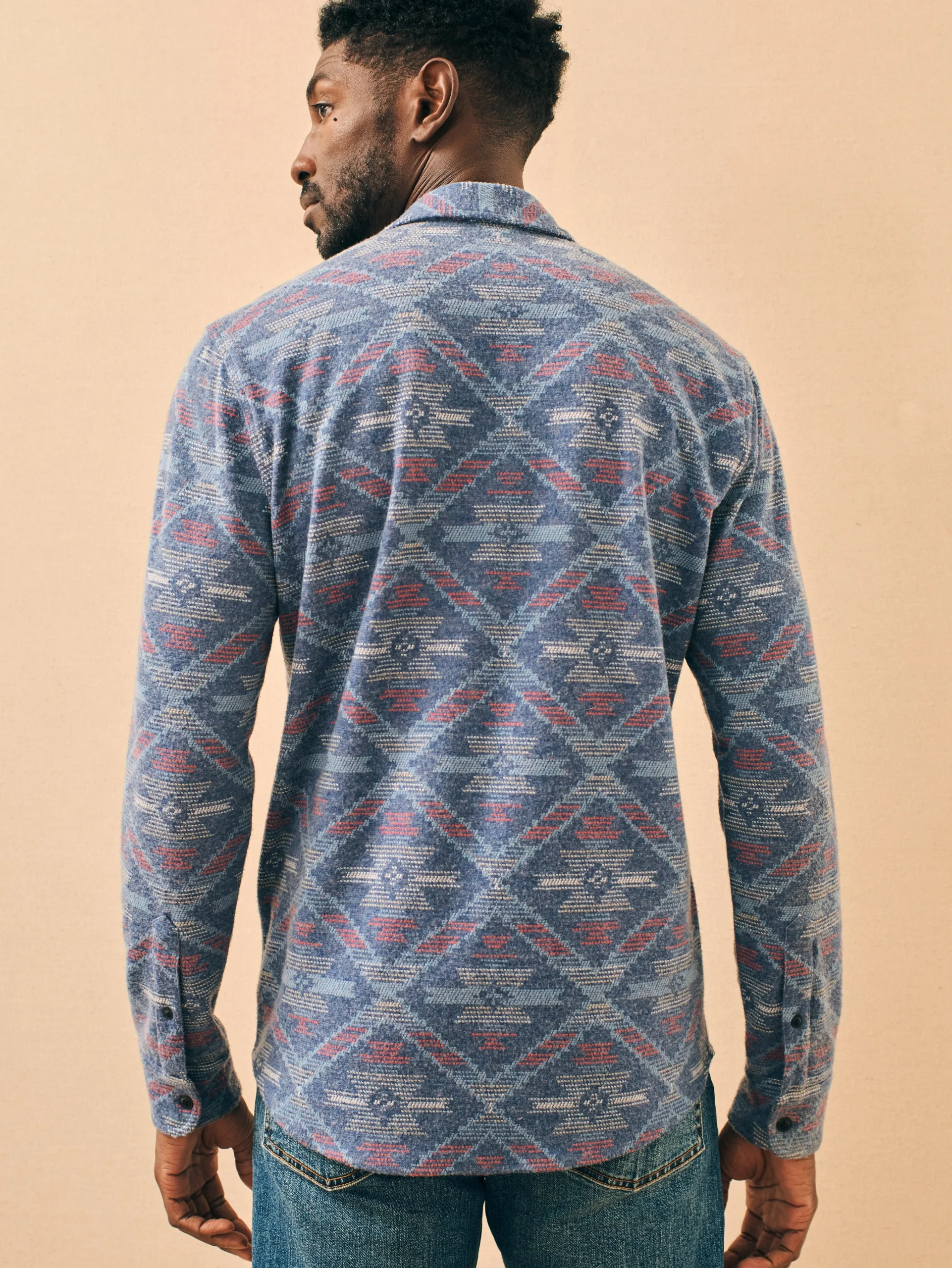 Faherty Brand Doug Good Feather Legend™ Sweater Shirt -^ Shirts