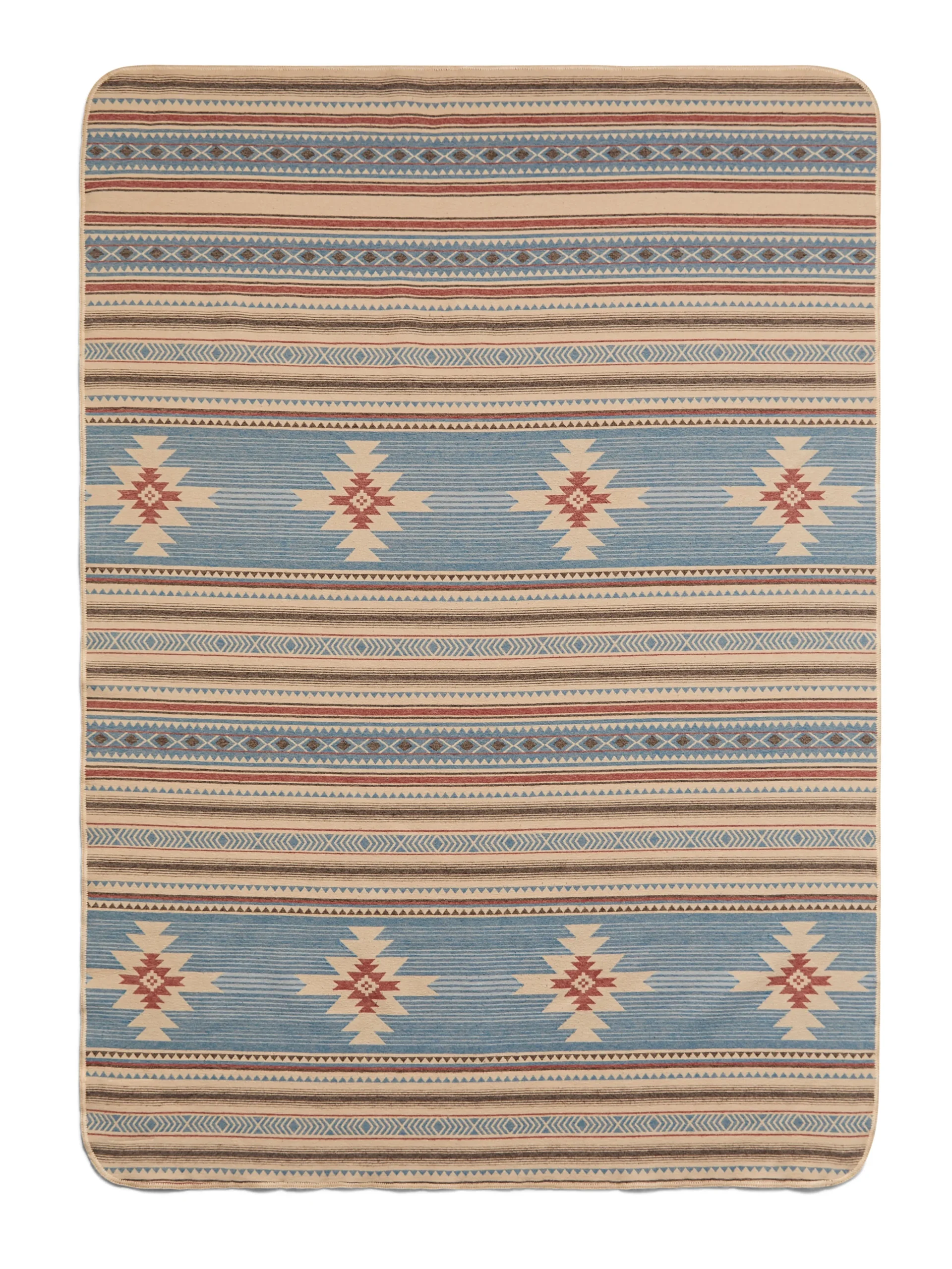 Faherty Brand Doug Good Feather Recycled High Pile Fleece Blanket -^Women Home & More|Home & More
