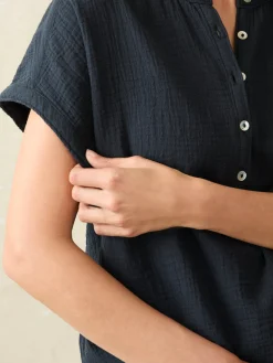 Faherty Brand Dream Cotton Gauze Desmond Top -^Women Shirts & Tops