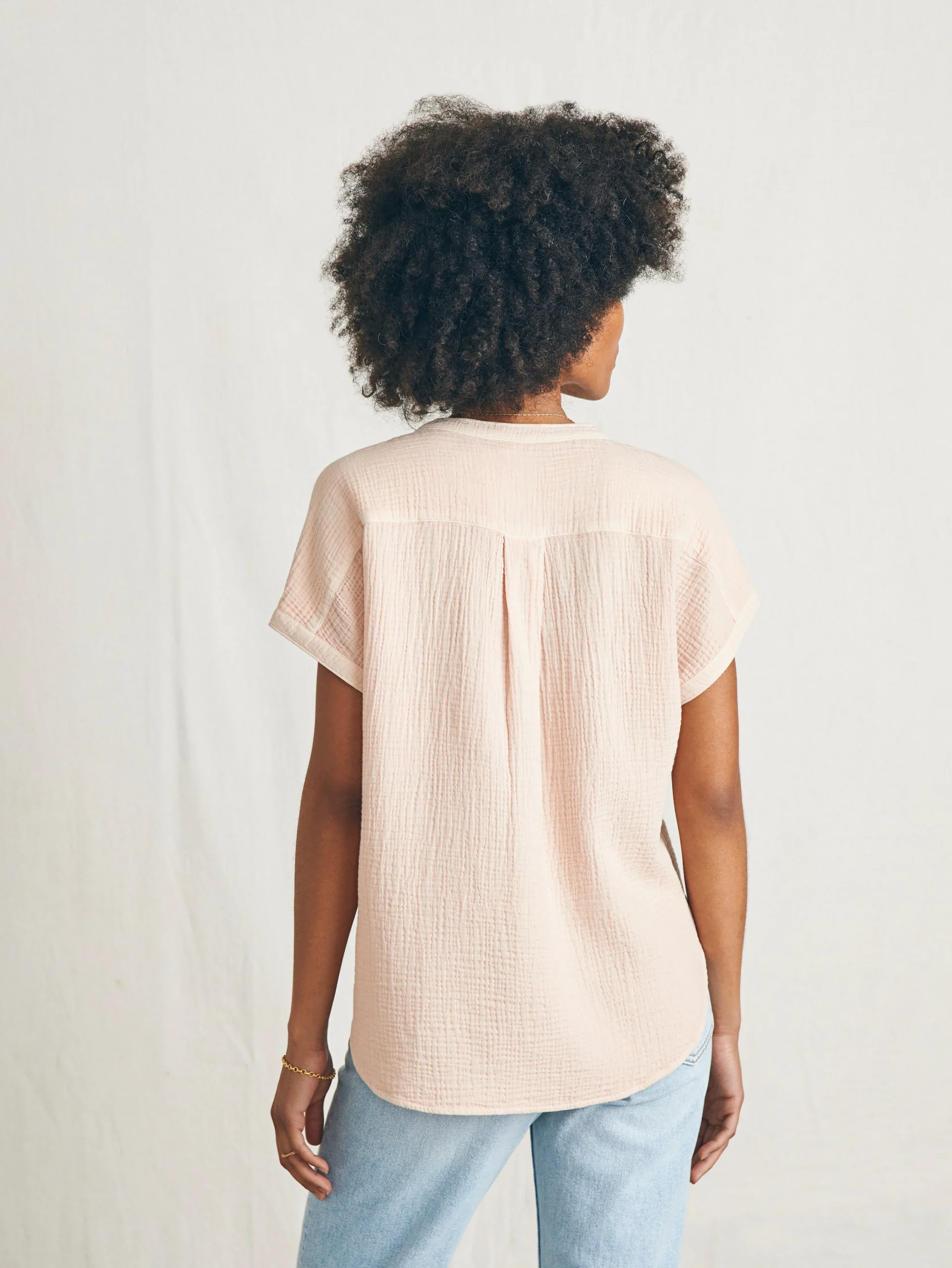 Faherty Brand Dream Cotton Gauze Desmond Top -^Women Shirts & Tops
