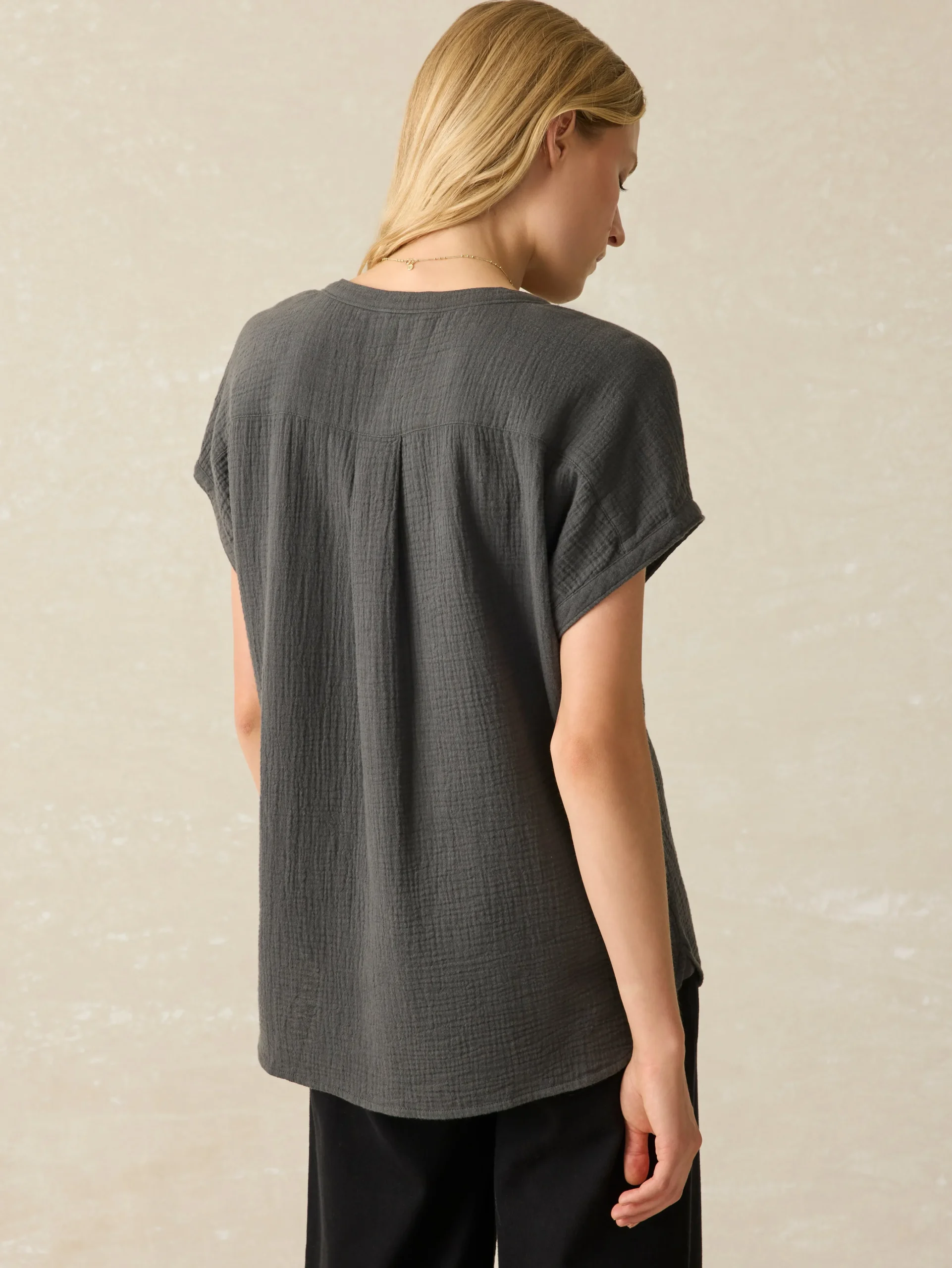 Faherty Brand Dream Cotton Gauze Desmond Top -^Women Shirts & Tops