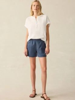 Faherty Brand Dream Cotton Gauze Desmond Top -^Women Shirts & Tops