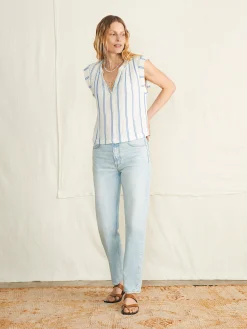 Faherty Brand Dream Cotton Gauze Dylan Top -^Women Shirts & Tops