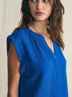 Faherty Brand Dream Cotton Gauze Dylan Top -^Women Shirts & Tops