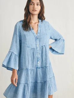 Faherty Brand Dream Cotton Gauze Kasey Dress -^Women Dresses