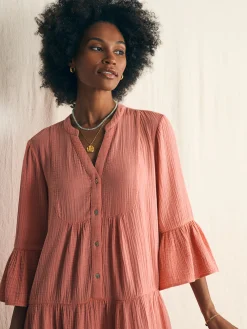Faherty Brand Dream Cotton Gauze Kasey Dress -^Women Dresses