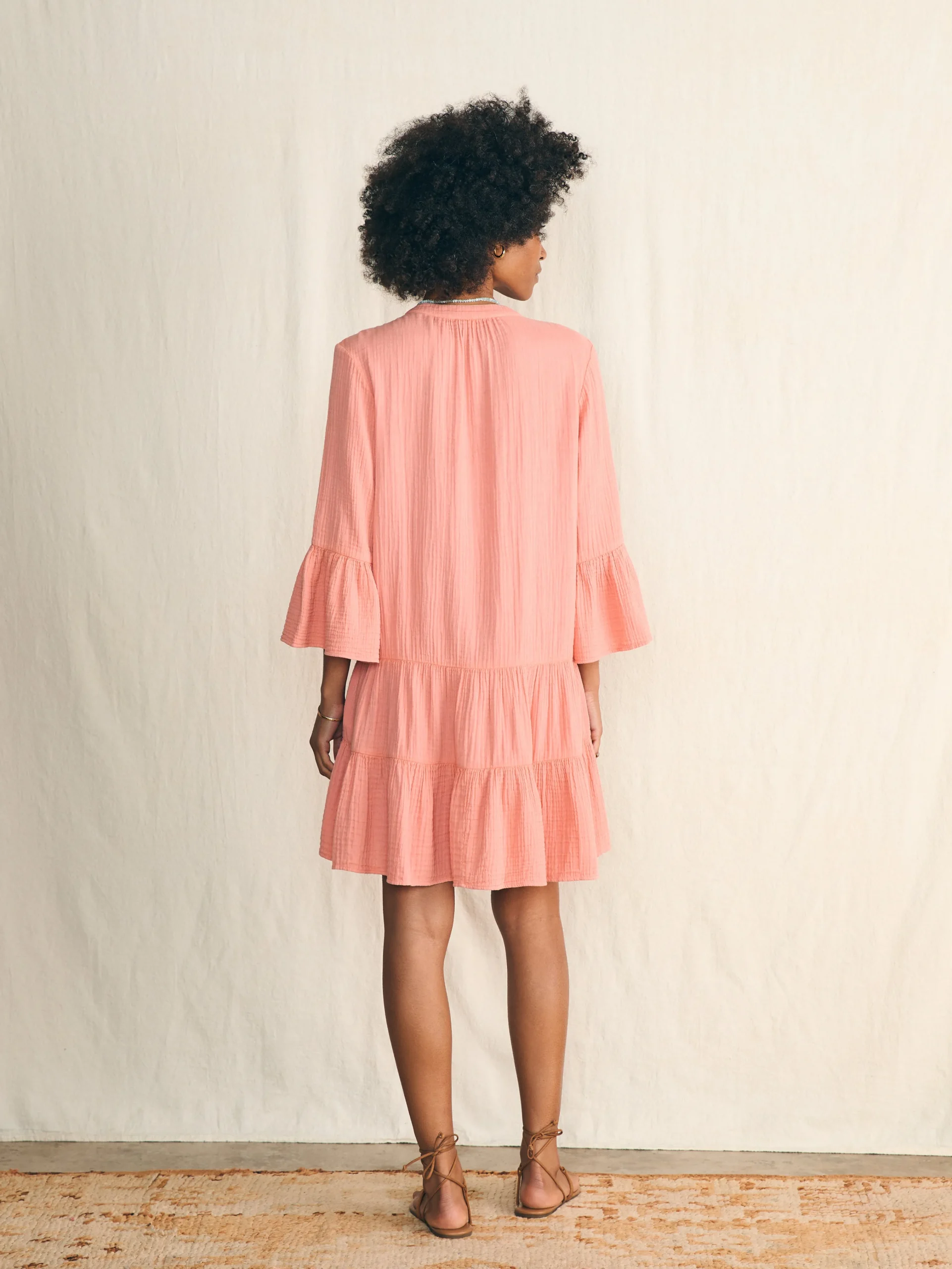 Faherty Brand Dream Cotton Gauze Kasey Dress -^Women Dresses