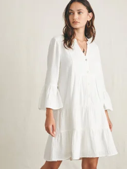Faherty Brand Dream Cotton Gauze Kasey Dress -^Women Dresses