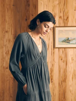 Faherty Brand Dream Cotton Gauze Sirene Midi Dress -^Women Dresses