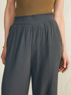 Faherty Brand Dream Cotton Gauze Wide Leg Pant -^Women Pants|Swim
