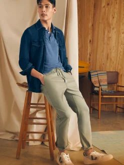 Faherty Brand Essential Drawstring Pant -^ Pants