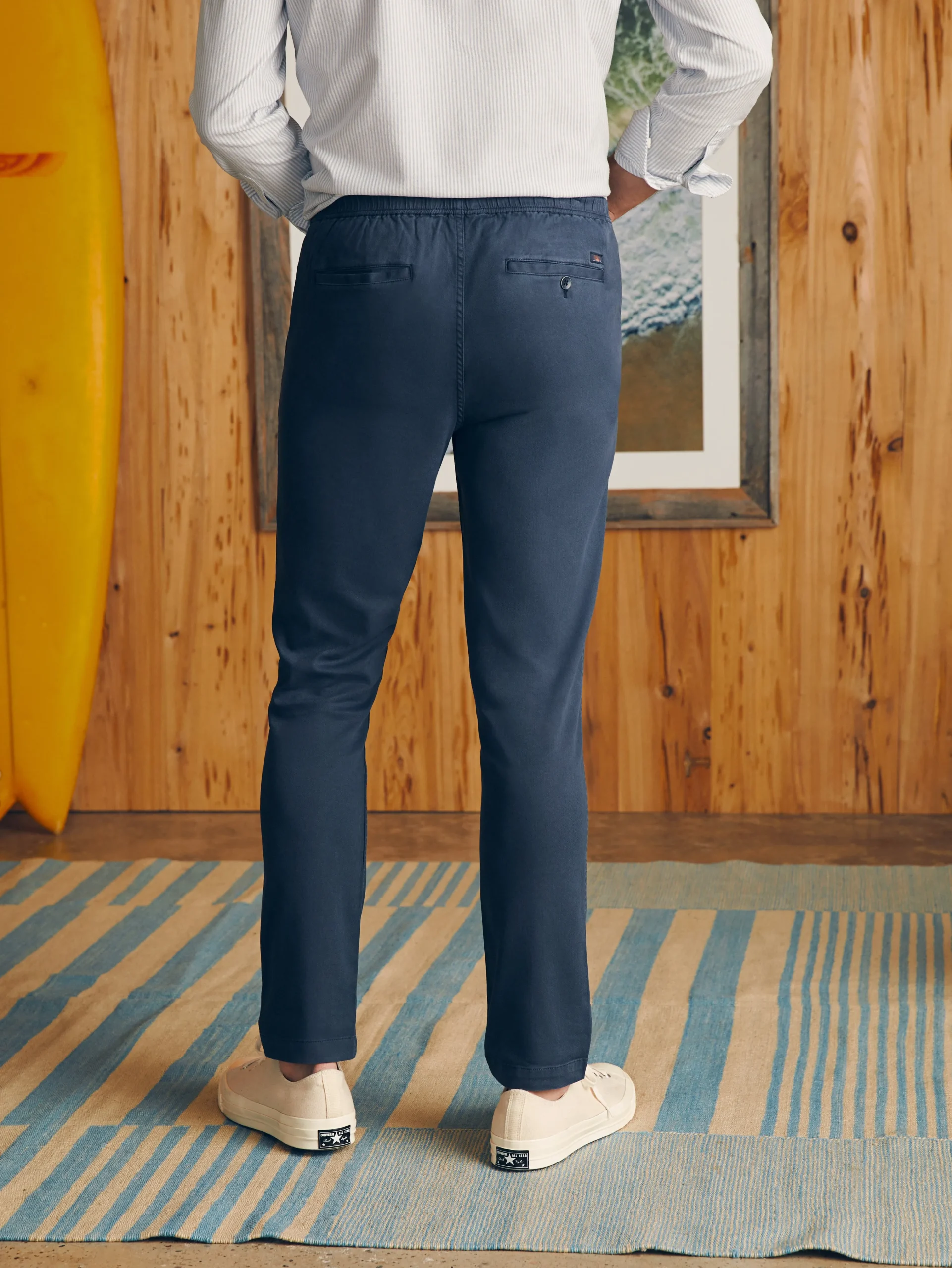 Faherty Brand Essential Drawstring Pant -^ Pants