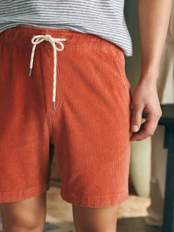 Faherty Brand Essential Italian Knit Cord Short (6" Inseam) -^ Shorts