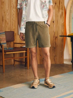 Faherty Brand Essential Italian Knit Cord Short (6" Inseam) -^ Shorts