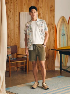 Faherty Brand Essential Italian Knit Cord Short (6