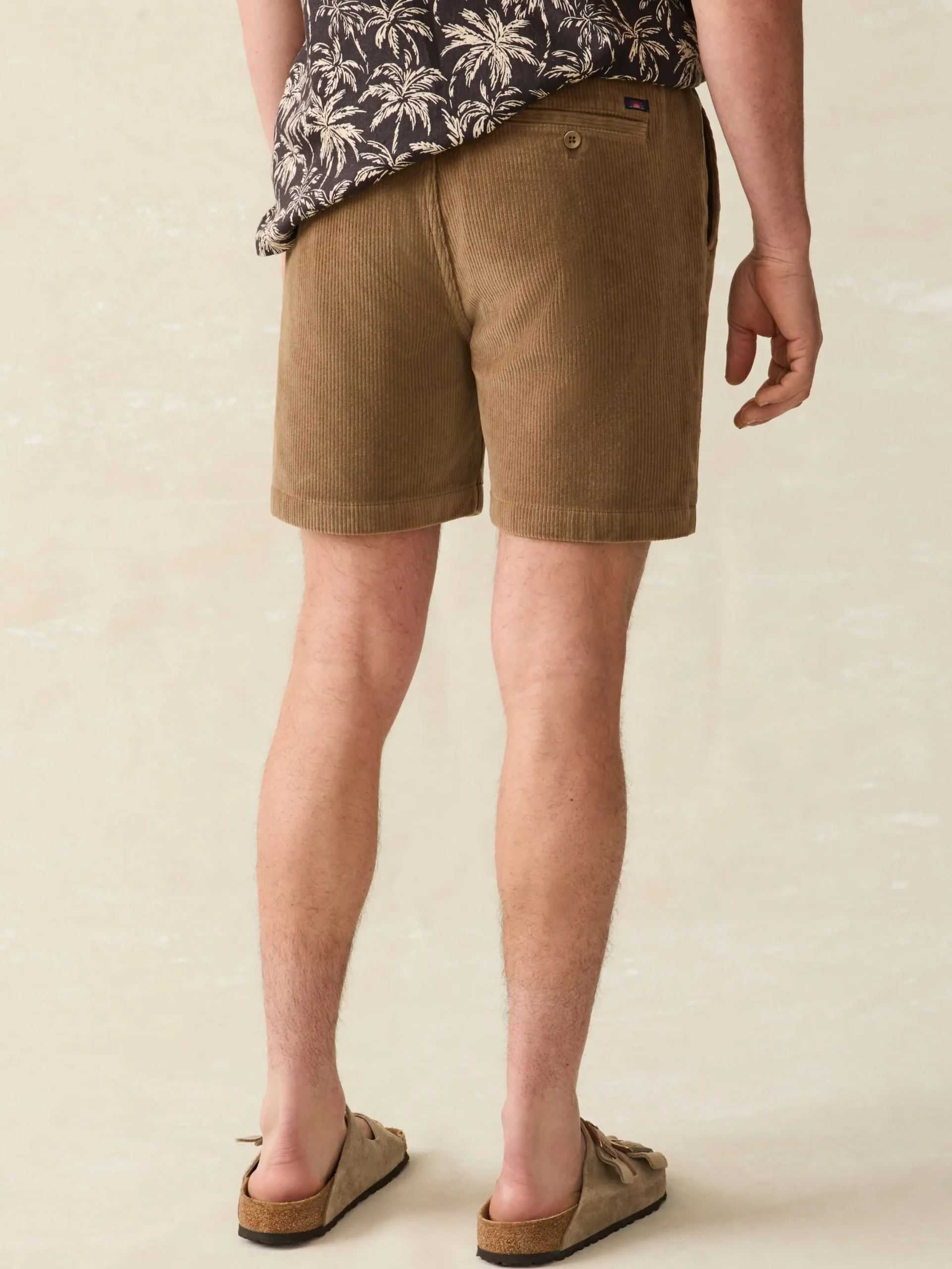 Faherty Brand Essential Italian Knit Cord Short (6" Inseam) -^ Shorts