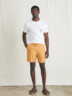 Faherty Brand Essential Linen Short (6.5" Inseam) -^ Shorts